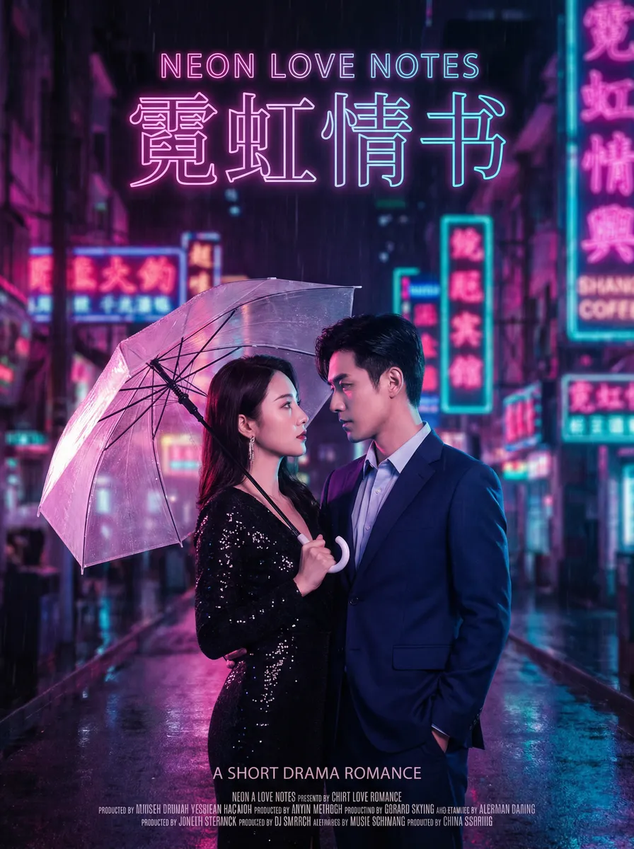 华为手机充电提示音 热播都市爱情短剧 - 霓虹情书海报